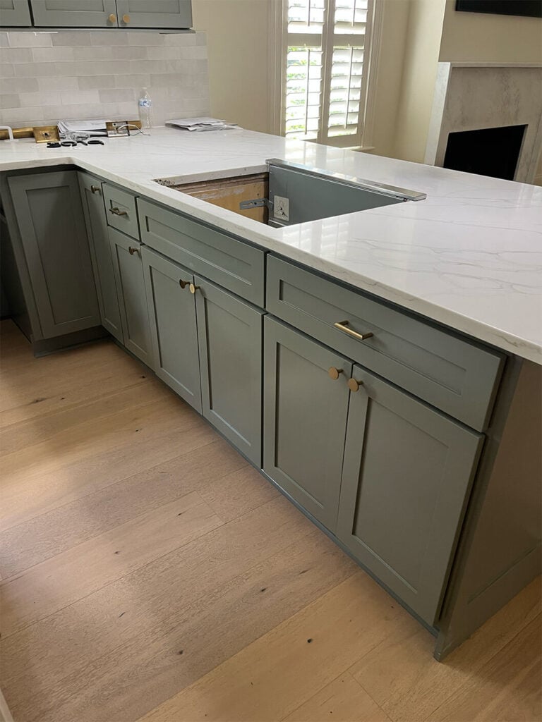specialty painting of kitchen cabinets on Daniel Island, SC